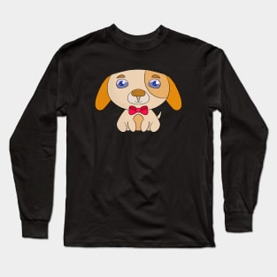 Puppy with bow tie Long Sleeve T-Shirt